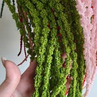 Plante artificielle suspendue en mousse d'amarante pour la décoration de plafond de salle de mariage, arrangement floral