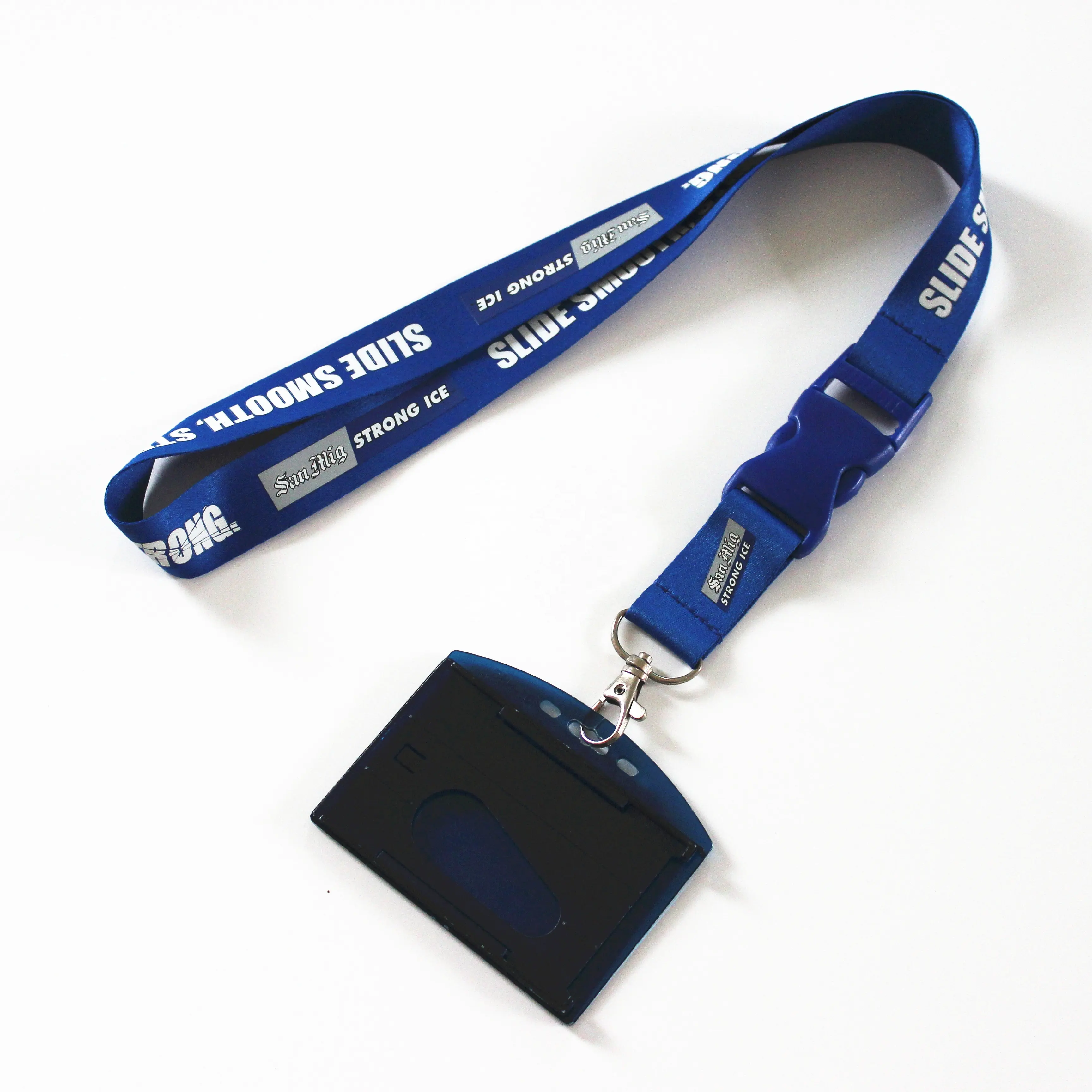 Fashional Khuyến Mãi Quà Tặng Tùy Chỉnh OEM Logo Dây Buộc, Keychain Dây Buộc Với Chủ Thẻ ID