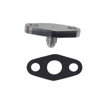 Kit de ligne d'huile Turbo universelle, pour alimentation, bride de drainage T3 T4 T04E tuyau d'huile Turbo universelle, 12 pièces - Product Image 6