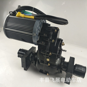 Eje Trasero para Vehículo Eléctrico de Tres Ruedas con Conjunto de Motor de 48V 12000RPM, Síncrono de Imán Permanente, para Modernización y Mejora - Product Image 1