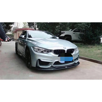 Runde en Fiber de carbone pour BMW M3 F80 M4 F82 mise à niveau PSM Style Kit de carrosserie avant lèvre arrière diffuseur jupes latérales becquet de haute qualité