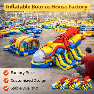 <span class=keywords><strong>Casa</strong></span> Gonfiabile a Tema Sottomarino con Doppio Scivolo, in PVC Resistente <span class=keywords><strong>di</strong></span> Grado Commerciale, per Feste per Bambini e Noleggio - Product Image 3