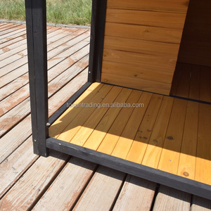 บ้านสุนัขกลางแจ้งขนาดใหญ่กันฝนทำจากไม้ ขายส่ง - Product Image 4