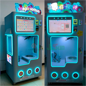 เครื่องขายขนมสายไหมพลาสติกแบบสเปนรุ่นใหม่ พร้อมหน้าจอสัมผัส ระบบชำระเงินด้วยเหรียญ คิวอาร์โค้ด โทเค็น และฟังก์ชัน SDK - Product Image 5