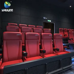 High Definition 4D 5D Movie Theater Electric System With Spray Water, Air Special Effects