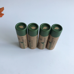 หลอดกระดาษคราฟท์พิมพ์ลายตามสั่ง บรรจุภัณฑ์กระดาษรีไซเคิลได้สำหรับเครื่องสำอาง ลิปสติก และผลิตภัณฑ์ระงับกลิ่นกาย - Product Image 2
