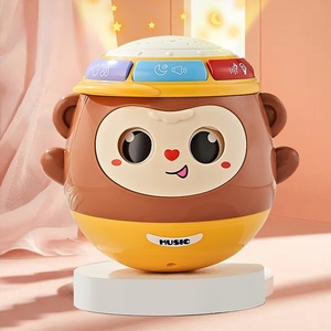 Jouet d'équilibre éducatif coloré en forme de singe Roly Poy - Product Image 1