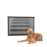 Malla de seguridad expandible al por mayor con gancho ajustable para perros y gatos, para interiores, escaleras, balcones y exteriores