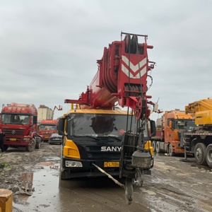 Grue sur camion SANY STC800 d'occasion de haute qualité, équipement de levage hydraulique de 80 tonnes avec boîte de vitesses et hauteur de levage maximale de 120 m - Product Image 3