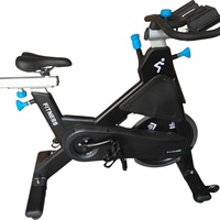 Vélo de spinning dynamique Bique pour usage domestique, équipement de fitness à résistance auto-générée, capacité de 150 kg, suivi du rythme cardiaque et des calories