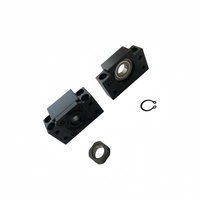 Support de vis à billes haute rigidité avec roulement |   Pièces CNC de qualité industrielle BK15 BF15 en acier chromé