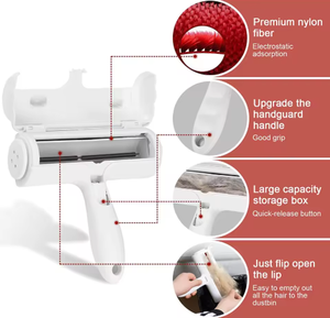 <span class=keywords><strong>Spazzola</strong></span> a Rullo <span class=keywords><strong>Autopulente</strong></span> Riutilizzabile per Animali Domestici, Rimozione <span class=keywords><strong>Peli</strong></span> di Cani e Gatti, per Vestiti, Divani e Mobili - Product Image 5