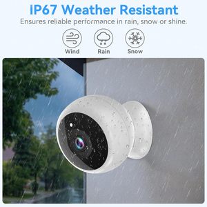 Telecamera di Sicurezza Wireless 4-Pack 2K con Rilevamento Movimento AI, Alimentazione <span class=keywords><strong>a</strong></span> <span class=keywords><strong>Batteria</strong></span>, Configurazione Facile, Audio Bidirezionale, Angolo di Visione 110°, Visione Notturna IR - Product Image 5