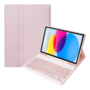 Pink Wireless <strong>Keyboard</strong> <strong>case</strong> For <strong>iPad</strong> 10th Generation 2022 10.9inch A2696 Cover <strong>case</strong> For <strong>iPad</strong> 11 2025 A16 A3354 - Product Image 4