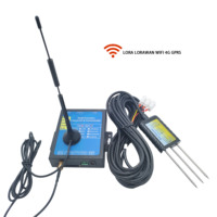 Logiciel serveur Lora Lorawan Capteur de température, d'humidité et de conductivité électrique du sol 3 en 1 avec étanchéité IP68 et sortie RS485