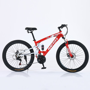 Bicicleta de Montaña MTB de Aluminio de 26 Pulgadas con Suspensión Trasera, 21 Velocidades, Frenos de Disco Dobles, Ligera, para Exteriores - Product Image 1