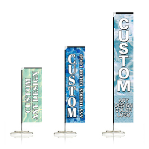 Thâm quyến cờ chất lượng cao ngoài trời tổ chức sự kiện quảng cáo double side in ấn nhôm Cột cờ hình chữ nhật biểu ngữ bãi biển cờ vuông - Product Image 5