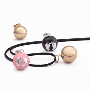 Armonía Suenan campanas mexicano Ángel llamada el embarazo bola colgante de collar - Product Image 2