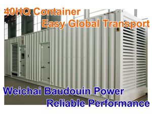 Nhà máy trực tiếp Cummins 1000kw DIESEL Máy phát điện im lặng bảo hành toàn cầu ATS điều khiển khách sạn bệnh viện dự án đáng tin cậy sao lưu - Product Image 2