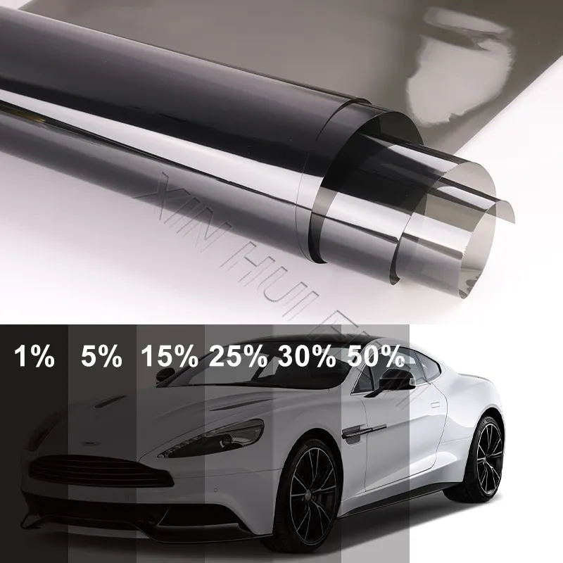 100% materiali inorganici puri 4% 10% 20% 35% 60% 70% Vlt pellicola solare per vetri auto ad alta reiezione del calore pellicola solare per vetri auto