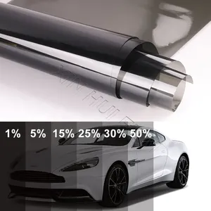 Película Solar de rechazo de alta temperatura para ventana de coche, película Solar para ventana de coche, 100% puro, 4%, 10%, 20%, 35%, 60%, Vlt, 70%