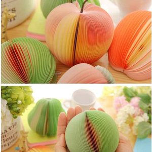 Bán buôn sáng tạo 3D trái cây Apple hình rời lá <span class=keywords><strong>notepad</strong></span> 18.5x12.8cm không dính văn phòng văn phòng phẩm ghi nhớ ouv thương hiệu - Product Image 6