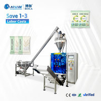 Máquina de Envasado Vertical Totalmente Automática para Polvo, Gránulos y Alimentos Secos, Envoltura de Bolsas de Película/Plástico/Papel de Alta Velocidad, Multicolor