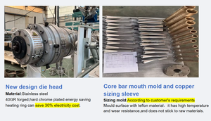 Máquina Extrusora de Tuberías de Drenaje de Agua de Plástico PVC PPR HDPE UPVC 2026, Máquina para Fabricar Tuberías Agrícolas y Conductos Eléctricos - Product Image 3