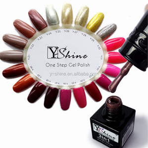 Y-shine Gel UV en une étape non toxique, couleur noire, 3 en 1, certifié Intertek, conforme aux normes GMP, fiche de données de sécurité disponible, origine Guangdong - Product Image 1