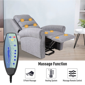 Venta al por mayor del OEM/ODM sala eléctrica de <span class=keywords><strong>2</strong></span> remoto tela de Control de ascensor sofá reclinable silla para gente vieja - Product Image 4