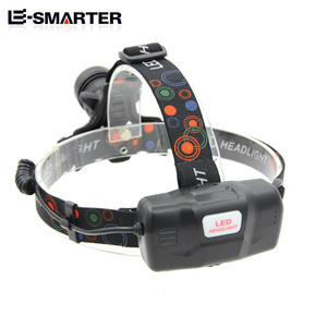 Linterna Frontal LED E Smarter, Recargable, 2000 mAh, Alcance de 200-299 Metros, Brillo Ajustable, Diadema Giratoria - Product Image 3
