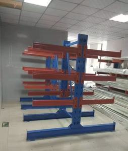 Jincanglian JCL-CH01 Yellow Blue Heavy Duty Steel Cantilever Tube <b>Rack</b> Corrosion Protection for Warehouse Pipe Racking System - Product Image 3