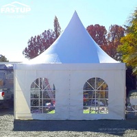 3x3m 4x4m 5x5m 6X6m exposition extérieure pagode auvent tentes de fête pour mariage événement pour salon commercial 10-50 personnes