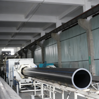 Tuyau en plastique haute densité (HDPE) durable, résistant à la pression et à la corrosion, 100 % vierge, personnalisable pour l'eau urbaine