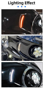 ไฟ LED สำหรับมอเตอร์ไซค์  ไฟหน้าแบบมีช่องระบายอากาศ  สำหรับ Harley Softail Low Rider ST Retrofit - Product Image 6