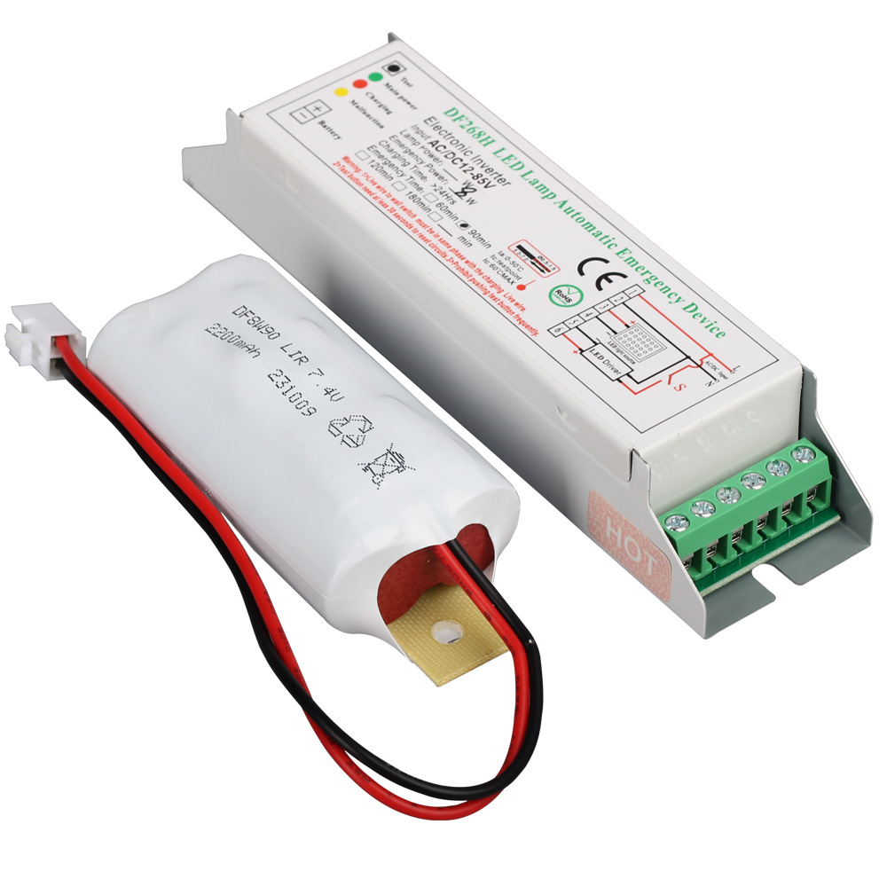 AC/DC 24V 36V 48V LED Emergency Light Driver with Rechargeable