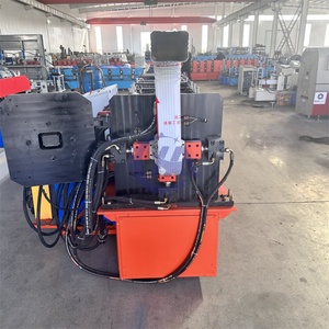 Machine de fabrication de tuyaux de descente et de pliage de gouttières en fer, avec moteur 380V 9.5KW - Product Image 4