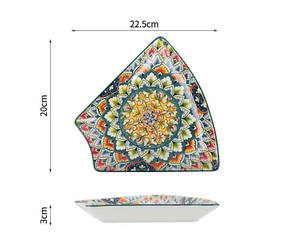 แผ่นสีขาวสไตล์หรูหราน้ำหนักเบาพร้อมขอบสีทองเหมาะสำหรับรับประทานอาหารทุกวันงานแต่งงานงานเลี้ยงสังสรรค์ฯลฯ - Product Image 6