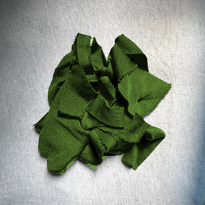 Rammer Green Elastic / Lycra <b>Fabric</b> <b>Scraps</b> Stretch Textile Waste, <b>Fabric</b> Offcuts, Recycled Material for Garments - Product Image 2