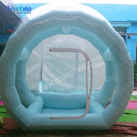 Dôme igloo transparent gonflable pour enfants, tente bulle, ballons transparents, château gonflable pour fêtes