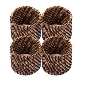 Anneau de serviette fait à la main en rotin, 1 pièce, accessoire de table en jute tissée à la main, pour mariage style indien, offre spéciale - Product Image 5