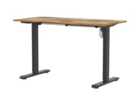 Bureau debout à double moteur pour étudiants Table d'étude en bois électrique à 3 étages et réglable avec cadre de table à moteur unique