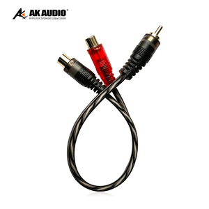 Cable RCA AK-RN166, 1 Hembra a 2 Machos, Cable Divisor de Audio para Auto, Adaptador 1 <span class=keywords><strong>Macho</strong></span> a 2 Hembras para Amplificador - Product Image 4
