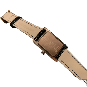 Montre de luxe haut de gamme avec mouvement à quartz précis, lunette sertie de diamants, verre saphir, bracelet en cuir de crocodile Longines. - Product Image 5