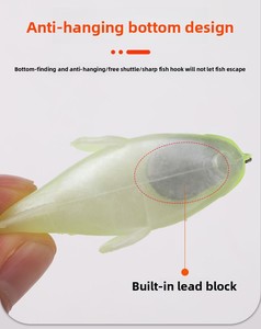 Lmaide Mudskipper 7g/10g/14g T-Schwanz-Crankbait, bleigewichtet, aus weichem Kunststoff, snag-resistent, für Salzwasser- und Süßwasserfischerei - Product Image 6