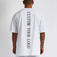 T-shirt Homme Oversize Uni en Coton 240 GSM de Qualité Supérieure avec Impression de Logo Personnalisé – Vente en Gros