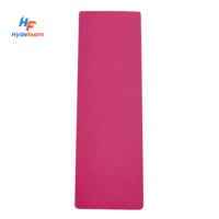 Tapis de yoga Hydefoam personnalisé avec logo, TPE, OEM, ODM, vente en gros, antidérapant, haute qualité, pour yoga, pilates, entraînement à domicile et en studio