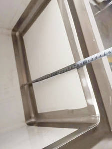 Fregadero de cocina de un solo cuenco de acero inoxidable VICTORY, equipo de catering para hoteles y restaurantes - Product Image 6