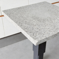 Pata de Mesa Metálica Ajustable en Altura, de Aluminio con Recubrimiento en Polvo, Resistente, con Columna de Elevación Neumática, para Uso en Oficinas, Exteriores y Hoteles