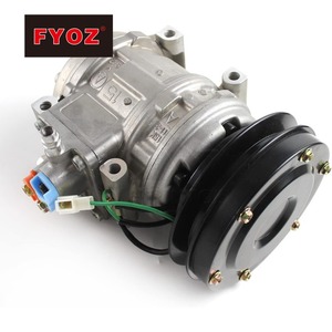 Compresor de Aire Acondicionado A/C 24V 10PA15C 20Y9793111 4210731221 para Excavadora Komatsu PC160 PC180 PC200 PC220 PC290 PC340 <span class=keywords><strong>D275AX</strong></span>-<span class=keywords><strong>5E0</strong></span> - Product Image 1